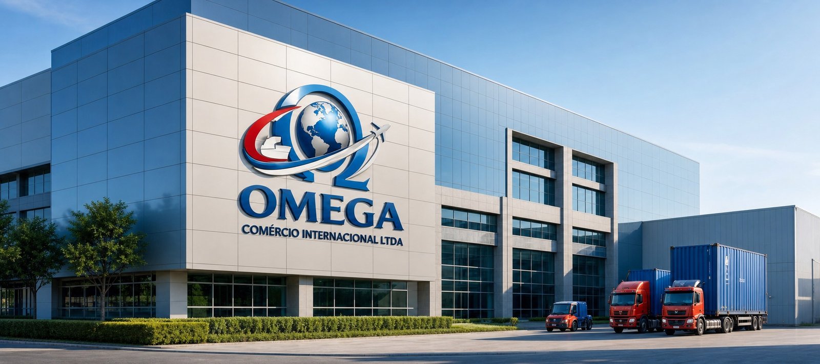 Sede da Omega Comércio Internacional